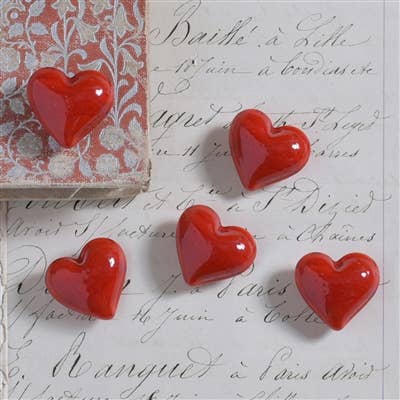 Glass Red Heart