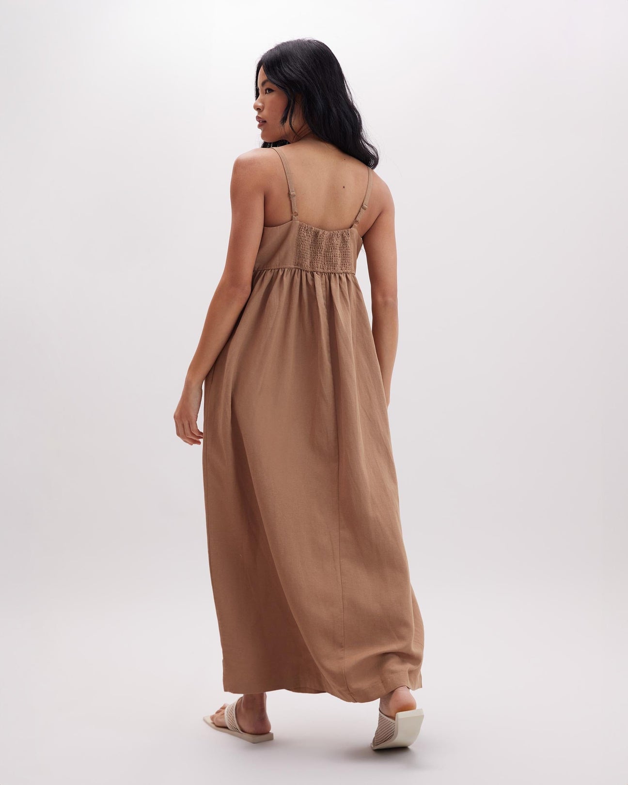 Linen Maxi Dress