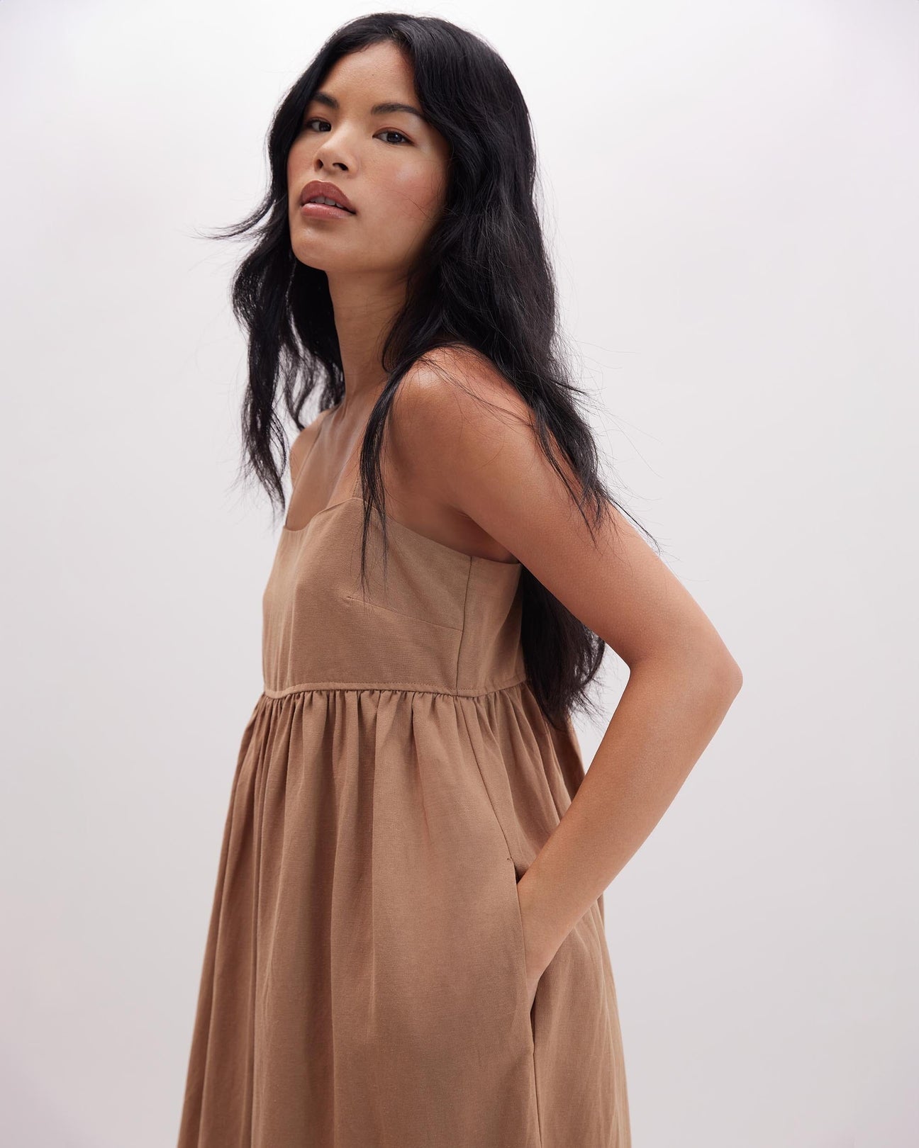Linen Maxi Dress