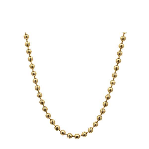 18kt Gold Fill Beaded Necklace