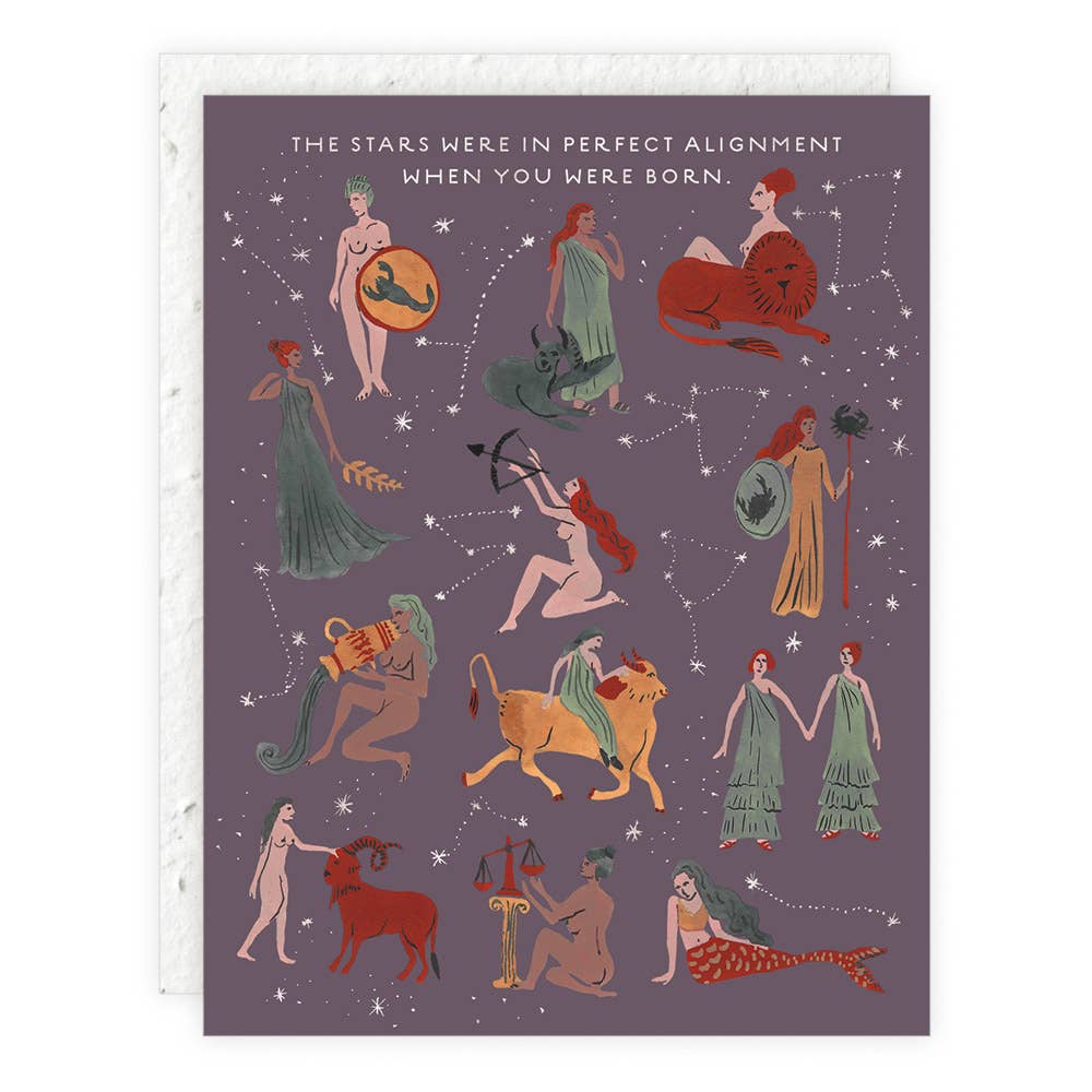 Astrological Ladies Birthday Card