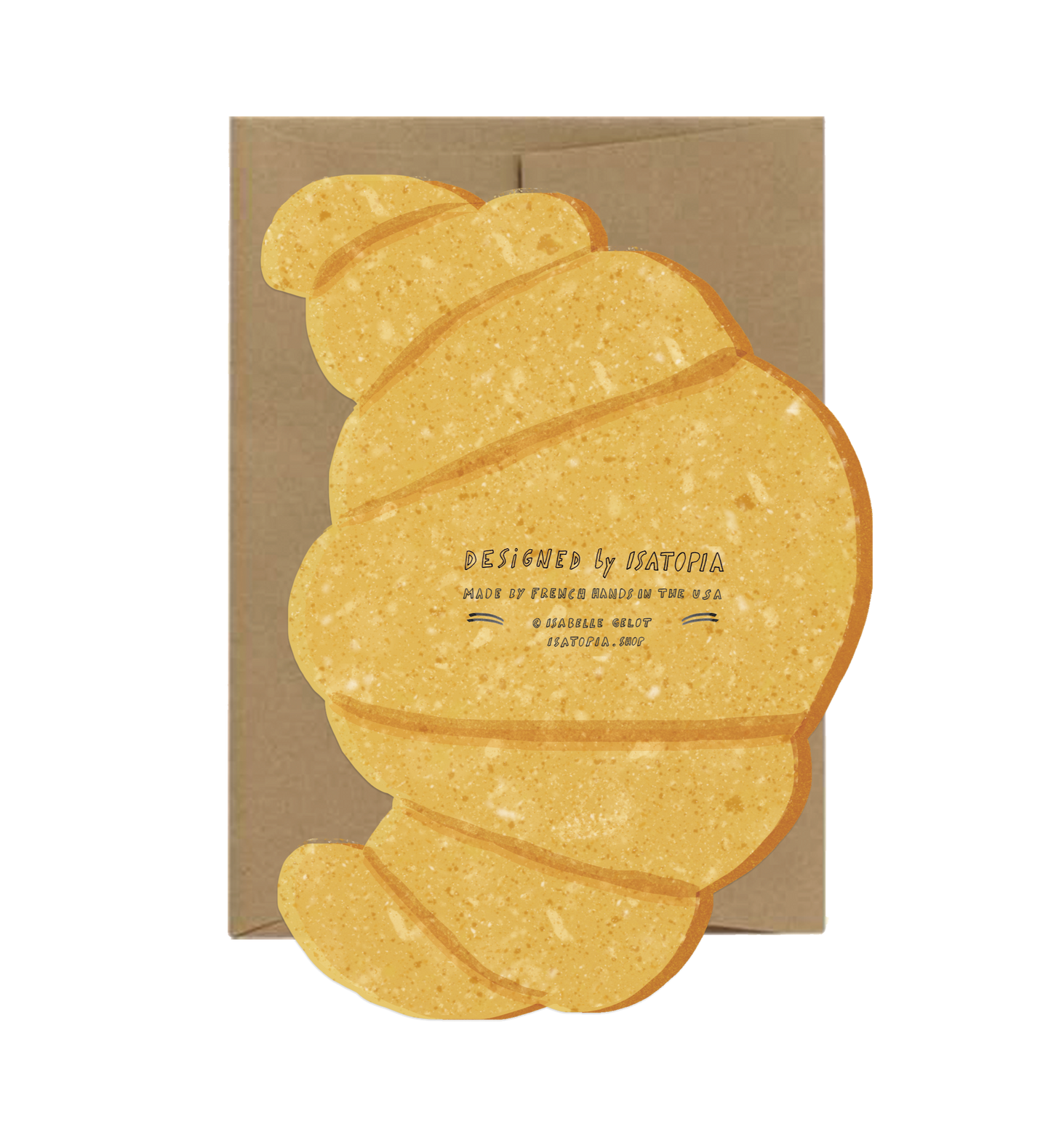 Croissant Card Die Cut