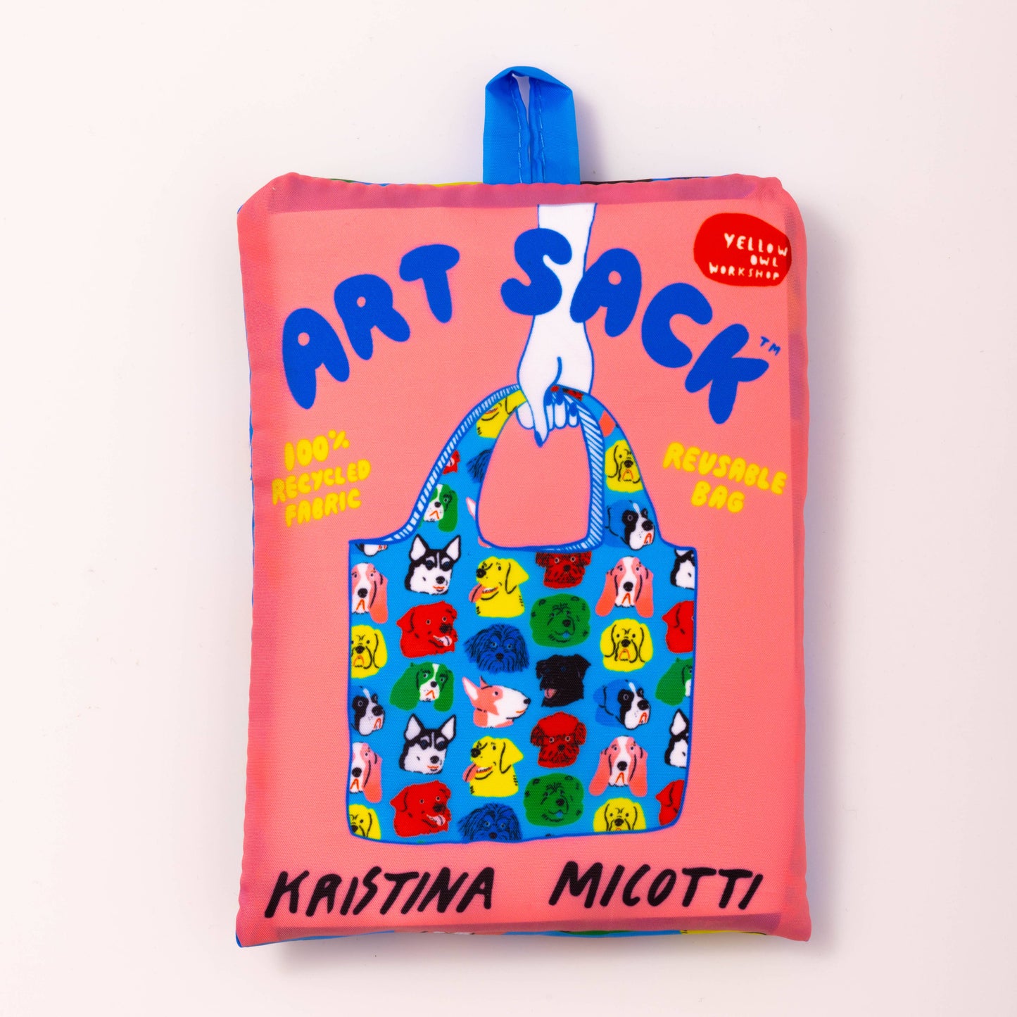 Dogs Art Sack® by Kristina Micotti Reusable Tote Bag