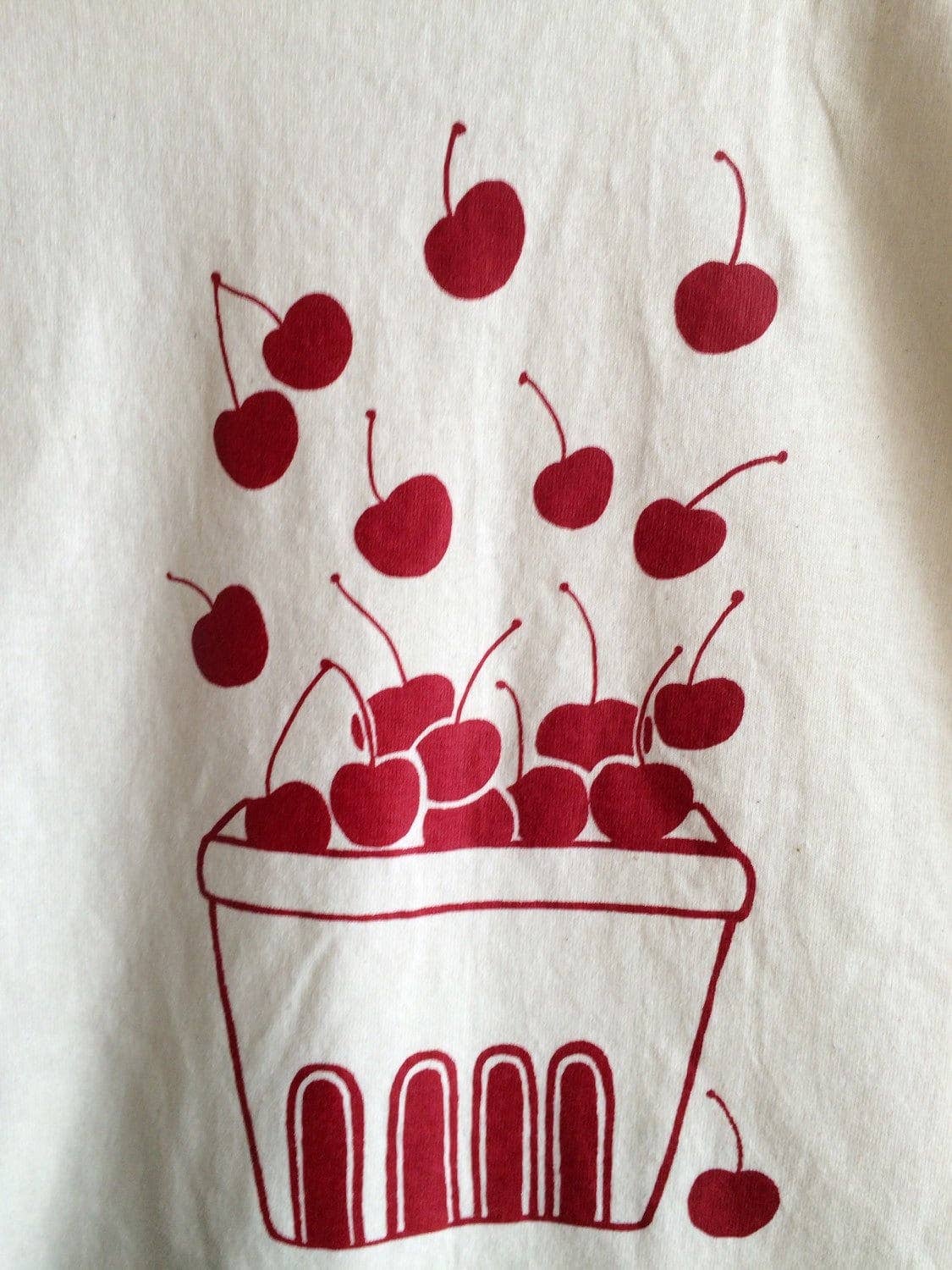 Cherry Screen Printed T-shirt