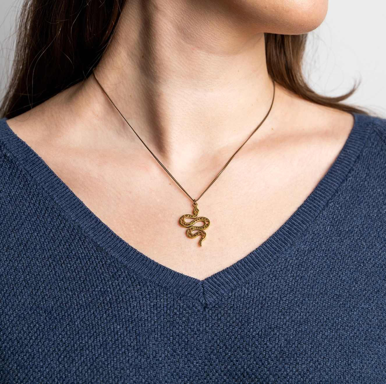 Spangled Snake Necklace