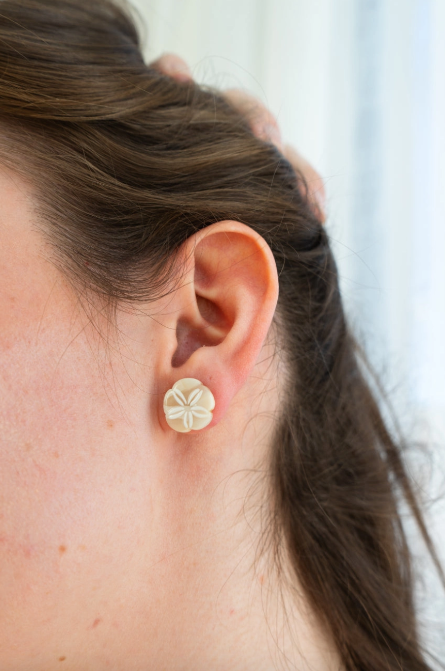 Sand Dollar Stud Earrings