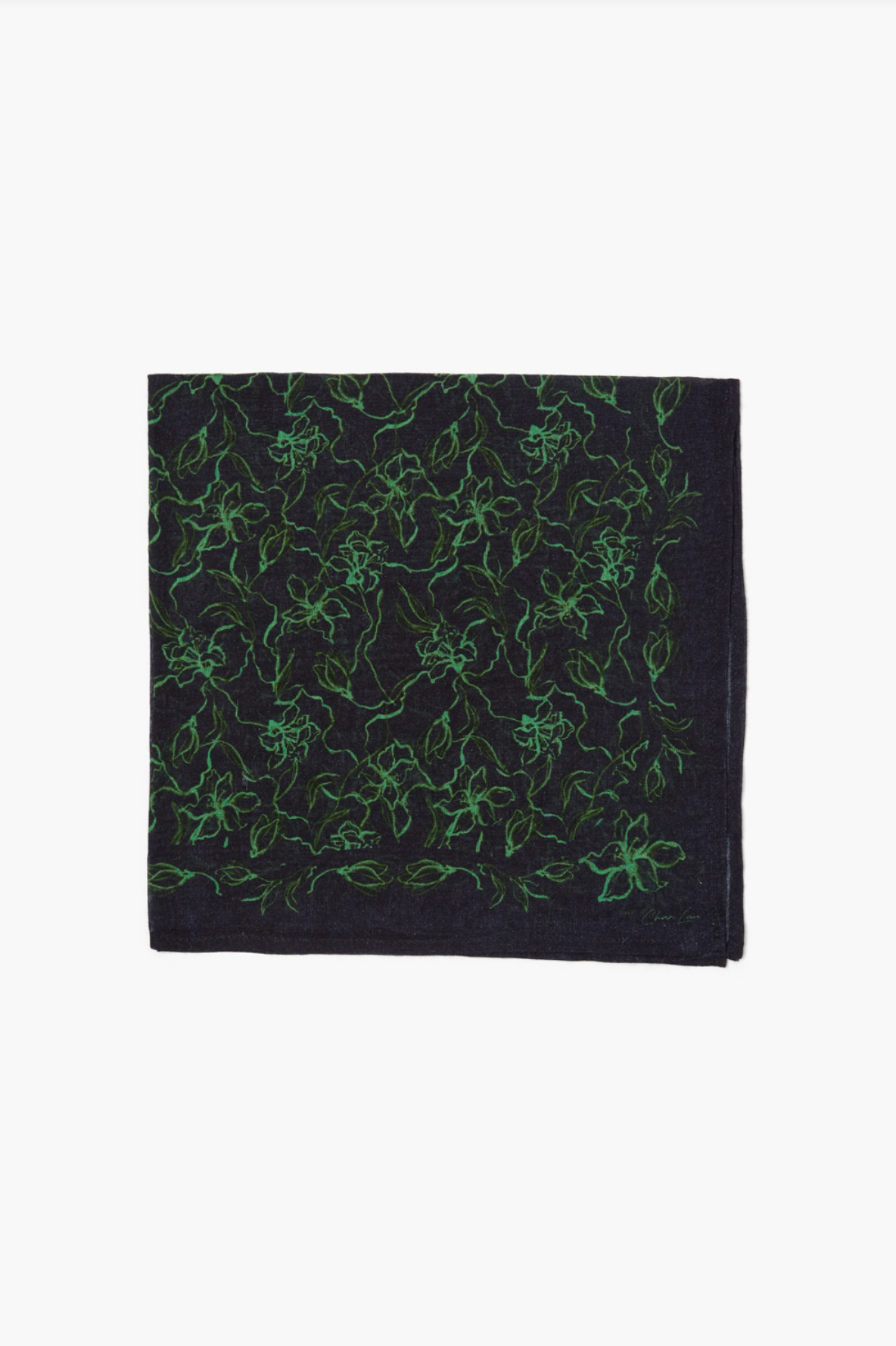 Chan Luu Abstract Floral Handkerchief