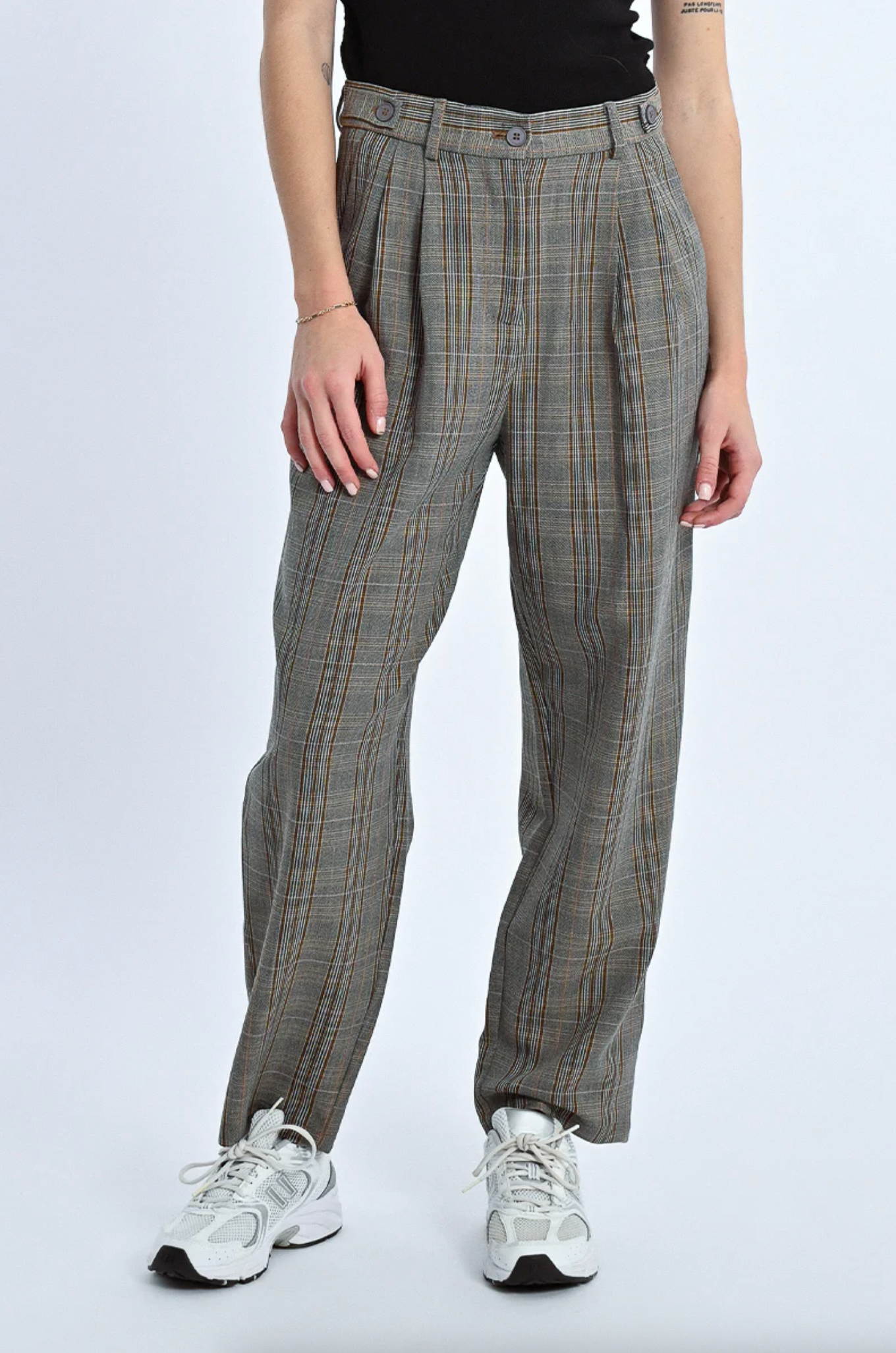 Edith Plaid Pants