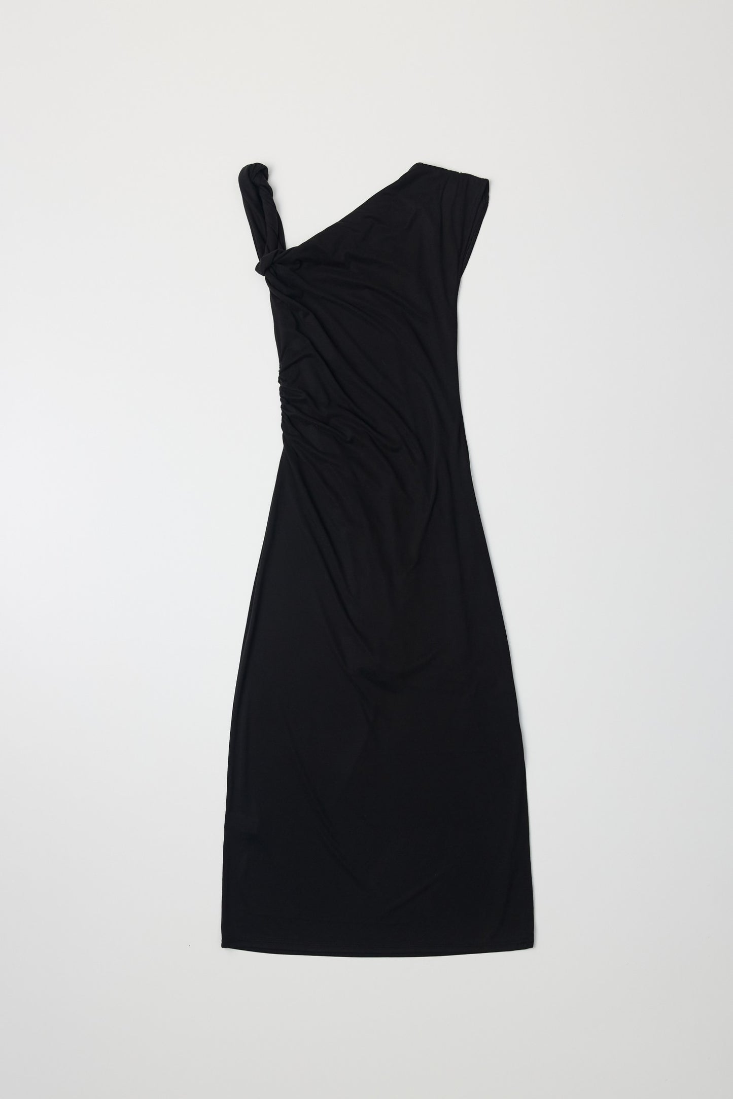 Itria Asymmetrical Strap Dress
