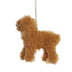 Fuzzy Poodle/ Doodle Ornament