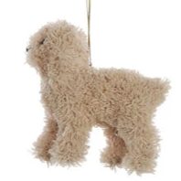 Fuzzy Poodle/ Doodle Ornament