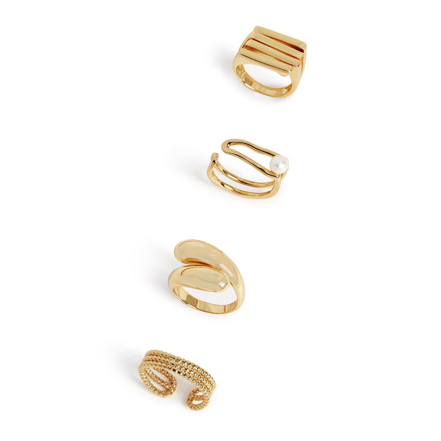 Haley Gold-Plated Rings