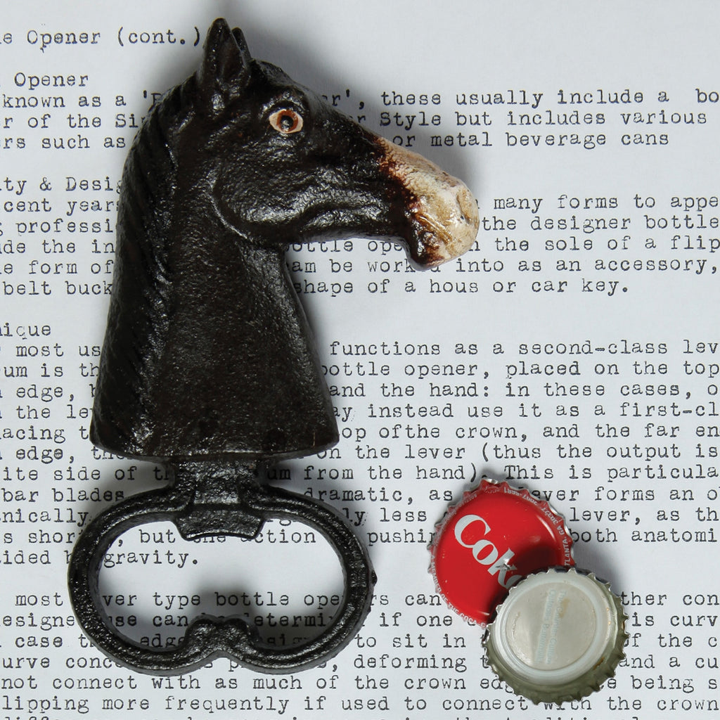 Cast Iron Horse Head Bottle Opener