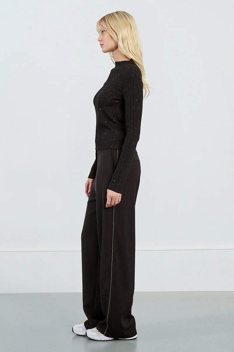 Zara Sparkle Ribbed Sweater