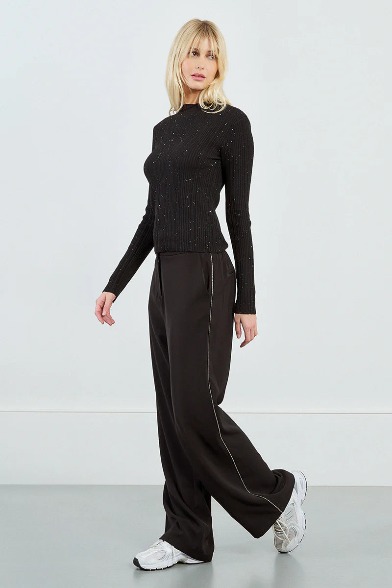 Zara Sparkle Ribbed Sweater
