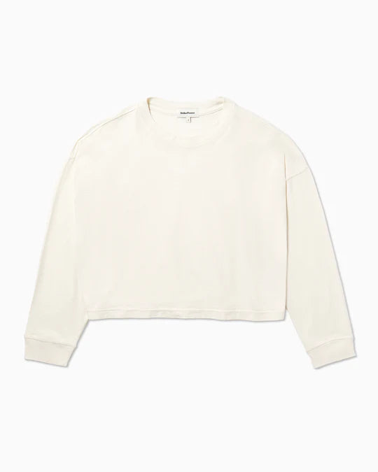 Relaxed Crop Long Sleeve Tee
