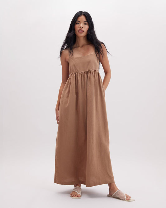 Linen Maxi Dress