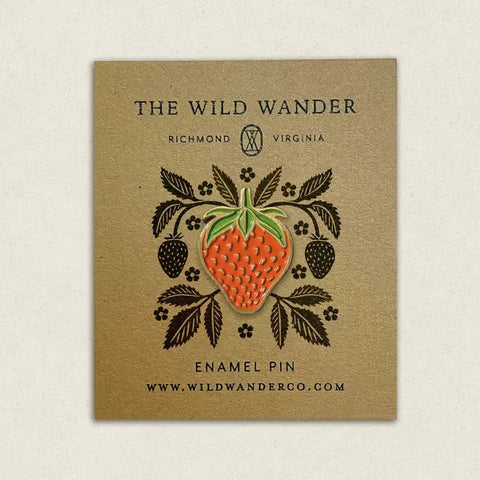 Strawberry Enamel Pin