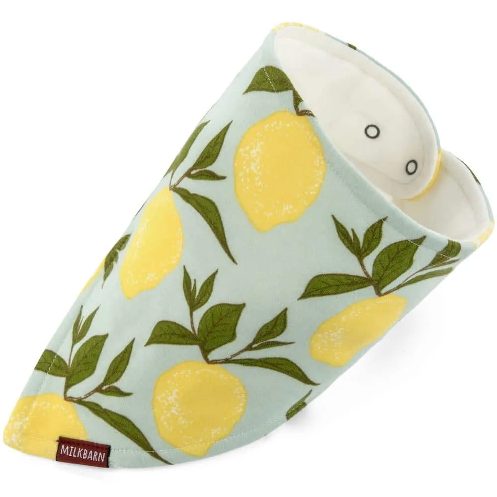 Bamboo Three-Layer Kerchief Bib - Lemon