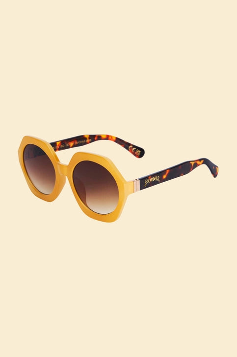Luxe Georgie- Custard/Tortoiseshell Sunglasses