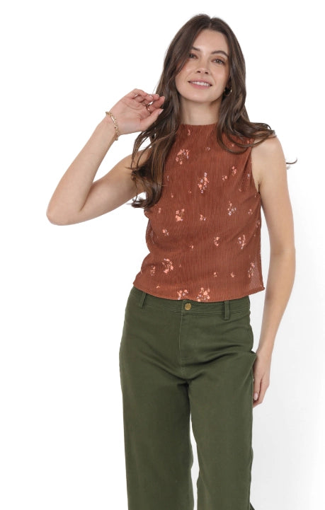 Last Dance High Neck Top