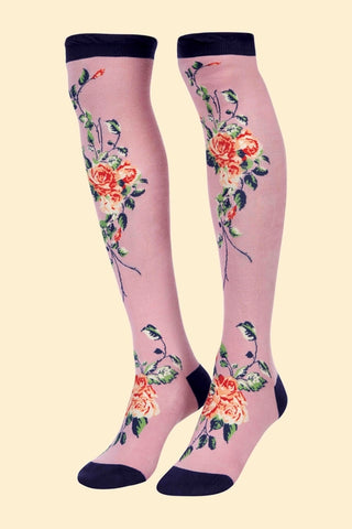 Floral Vines Long Socks