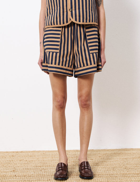 Pepina Mixed Stripe Shorts