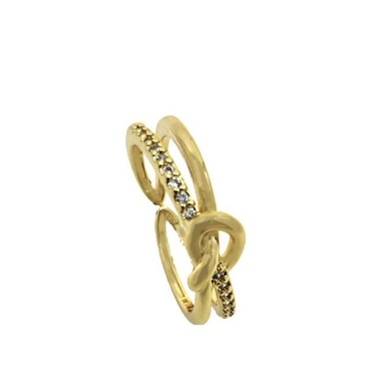 2Row Adjustable 'Knot' Ring