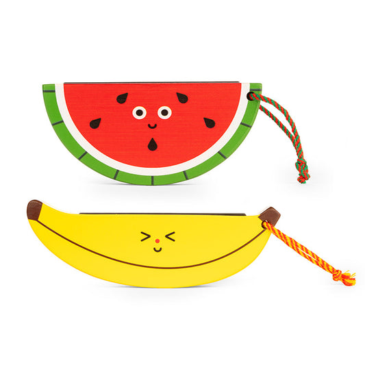 Fruit-Shaped Wooden Harmonica