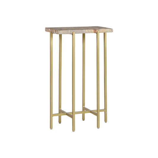 Sierra Marble and Iron Side Table