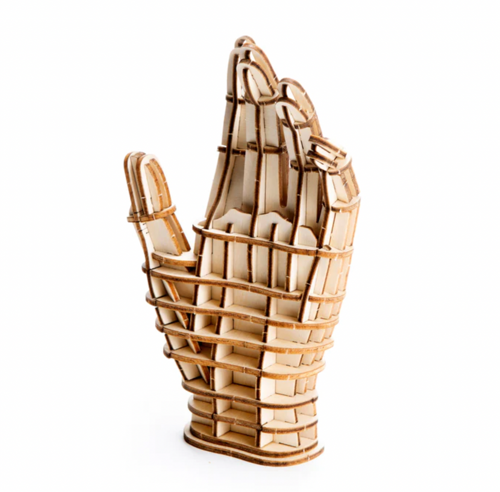 3D Wooden Hand Puzzle