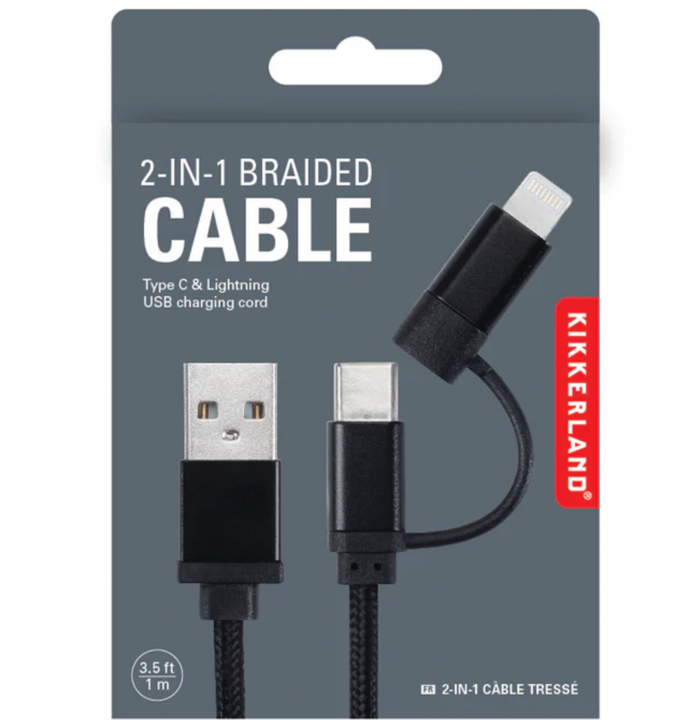 2-in-1 Braided Cable