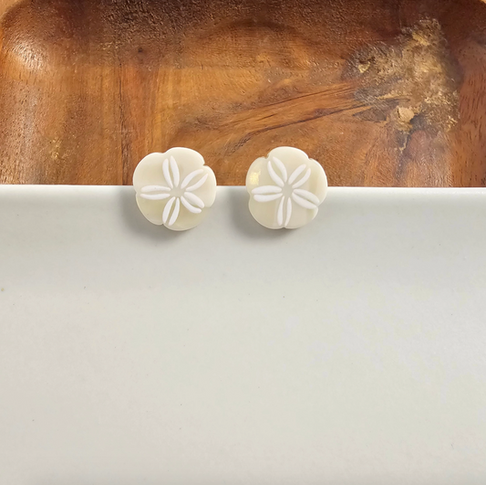 Sand Dollar Stud Earrings