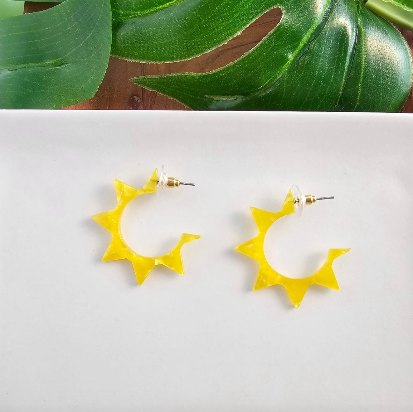 Sunshine Hoop Earrings