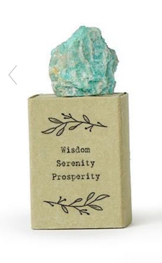 Crystal Matchbox with Sayings
