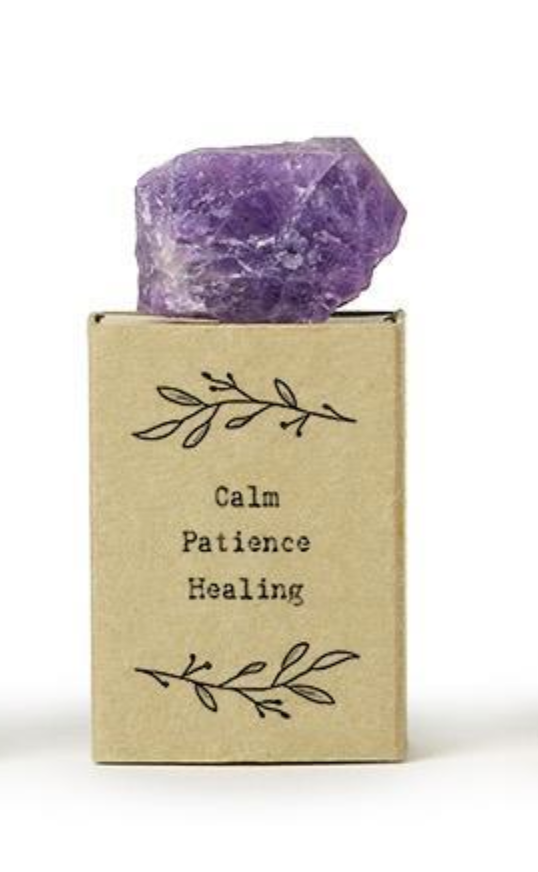 Crystal Matchbox with Sayings