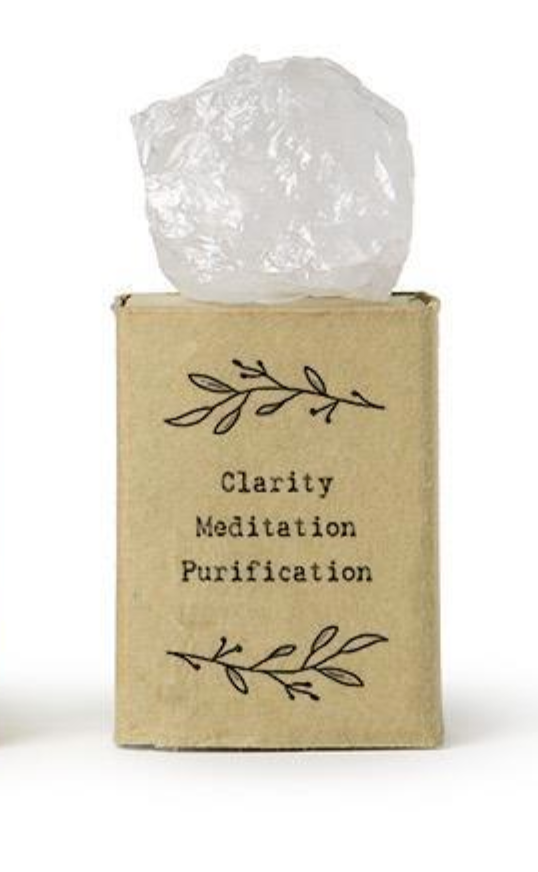 Crystal Matchbox with Sayings