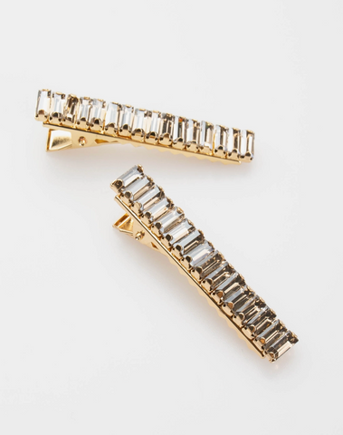 Elyse Crystal Clip Duo