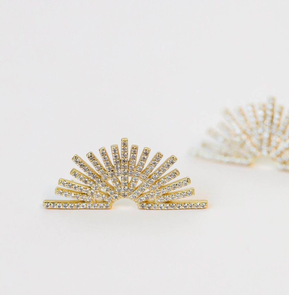 Celestial Sunburst Earrings