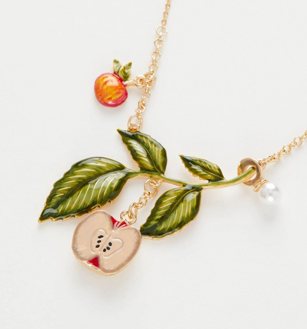 Fruit Enamel Charm Necklaces