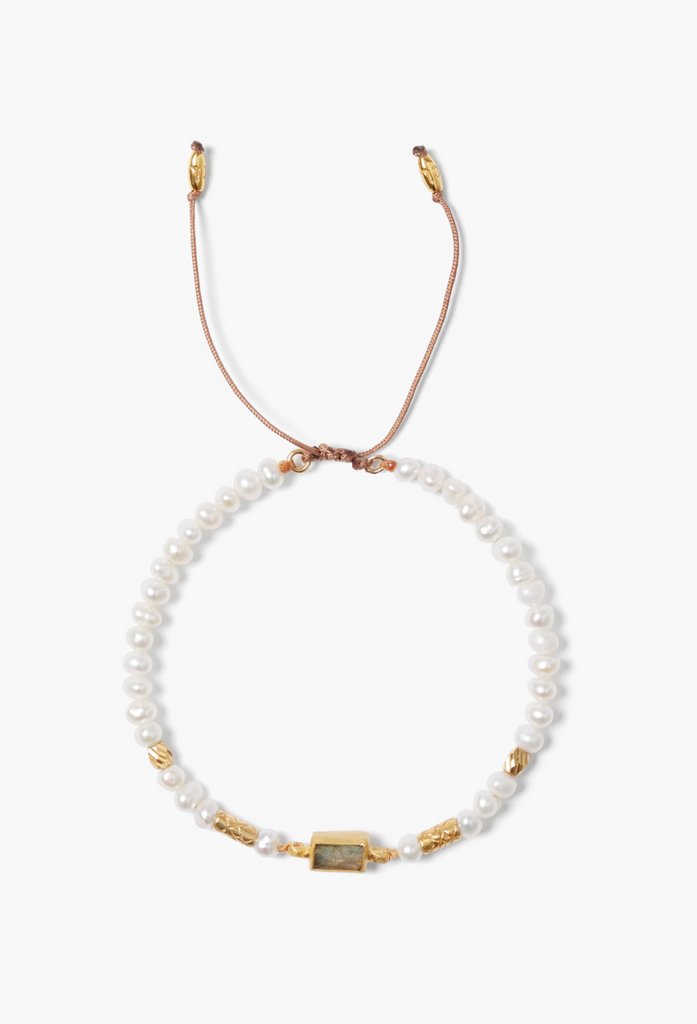 White Pearl Pull-tie Bracelet