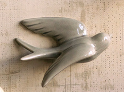 Ceramic Wall Hanging Swallows