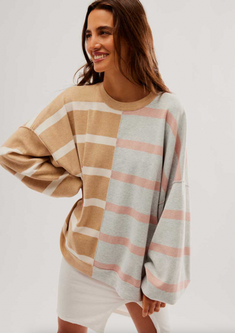 Uptown Stripe Pullover Sweater