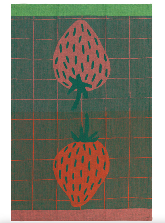 Berry Sweet Jacquard Dishtowel