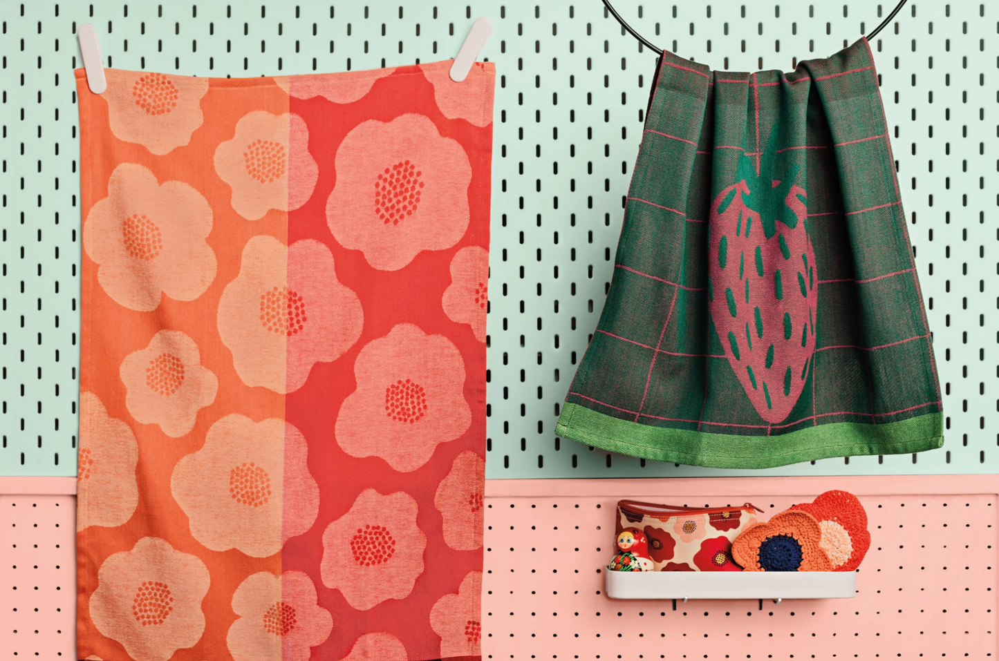 Berry Sweet Jacquard Dishtowel