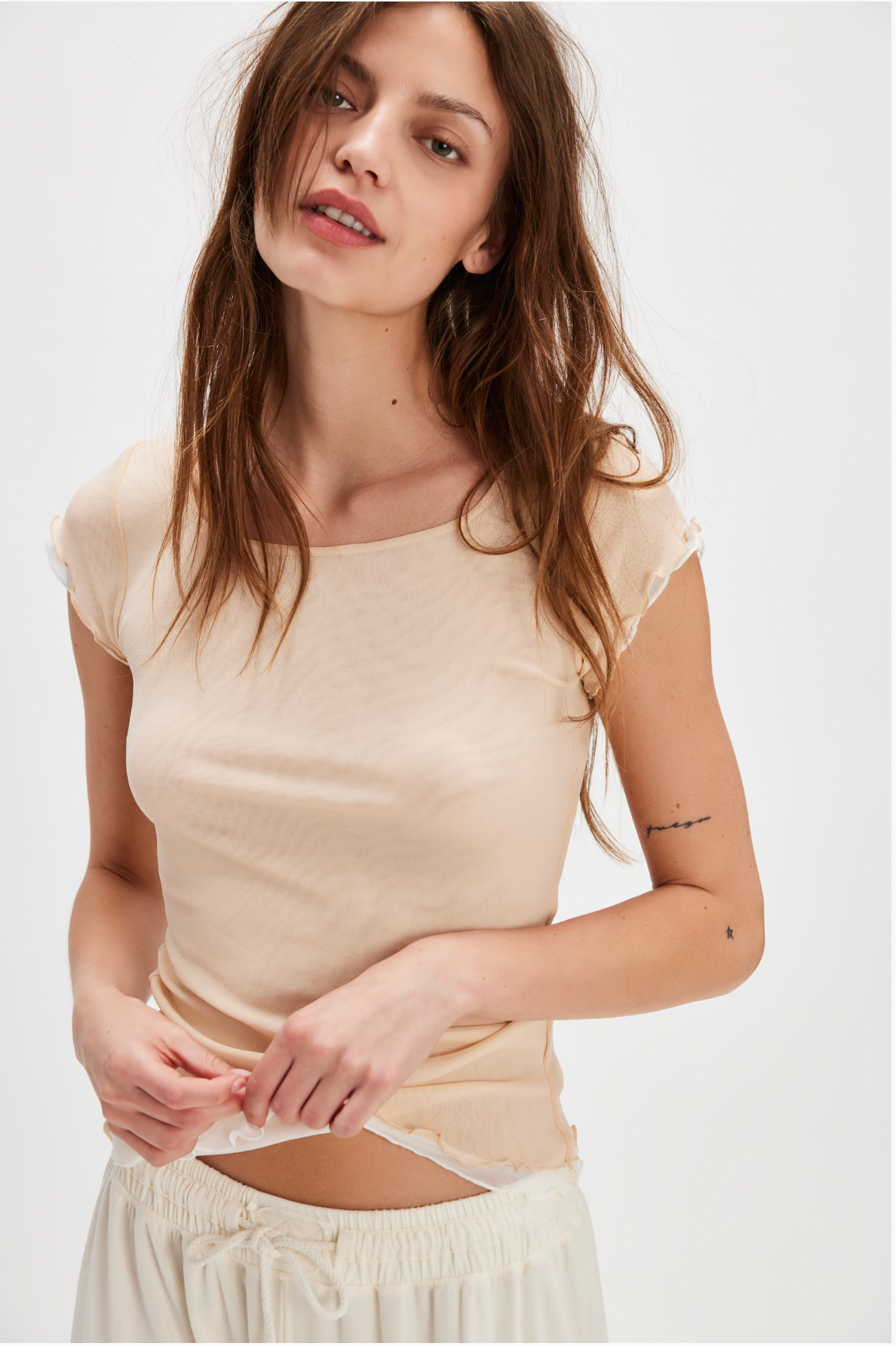 Double Take Mesh Tee