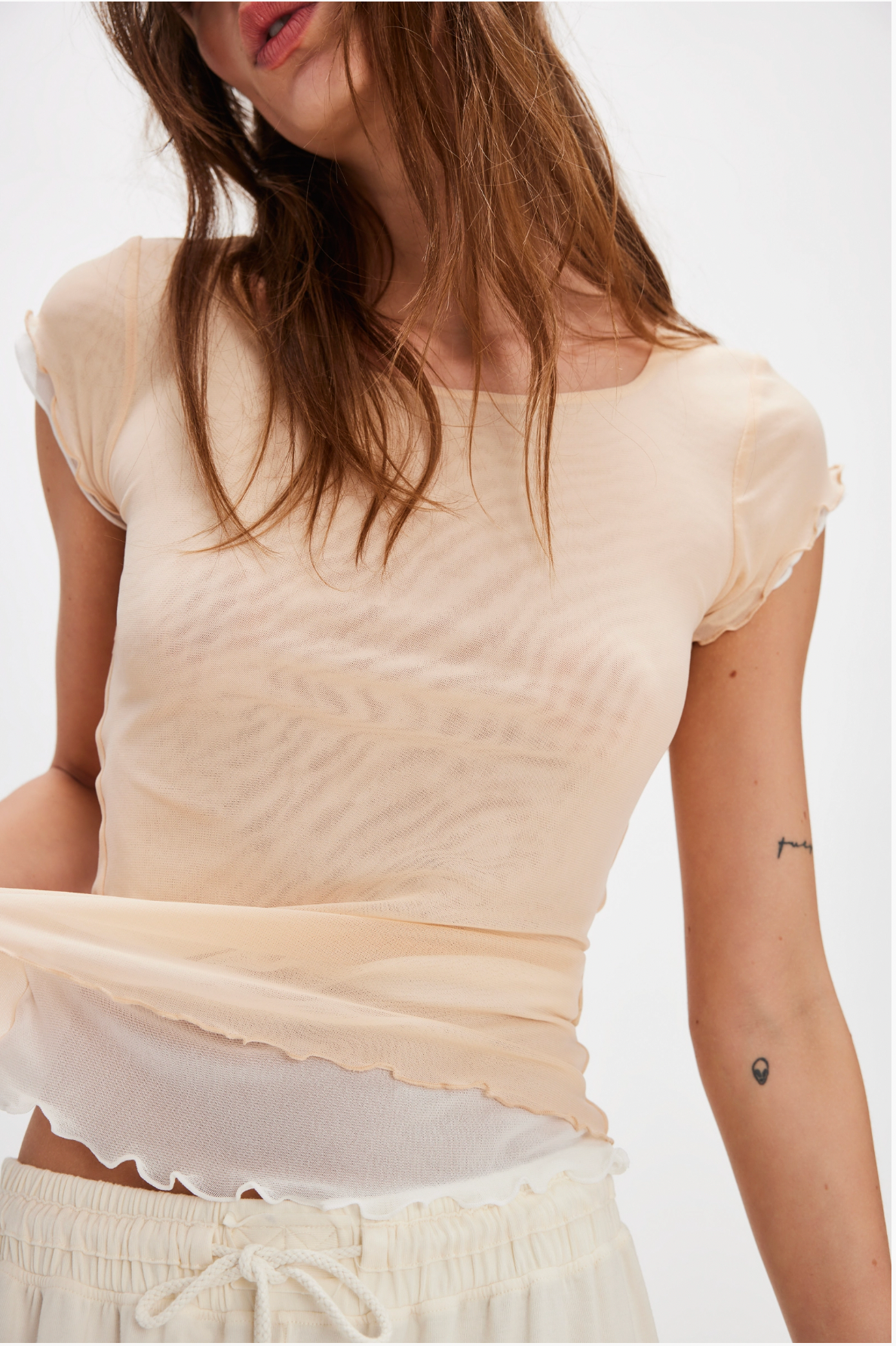 Double Take Mesh Tee