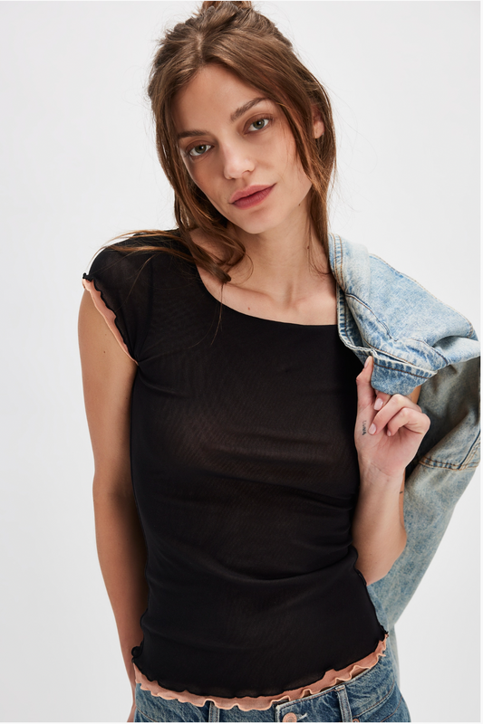 Double Take Mesh Tee