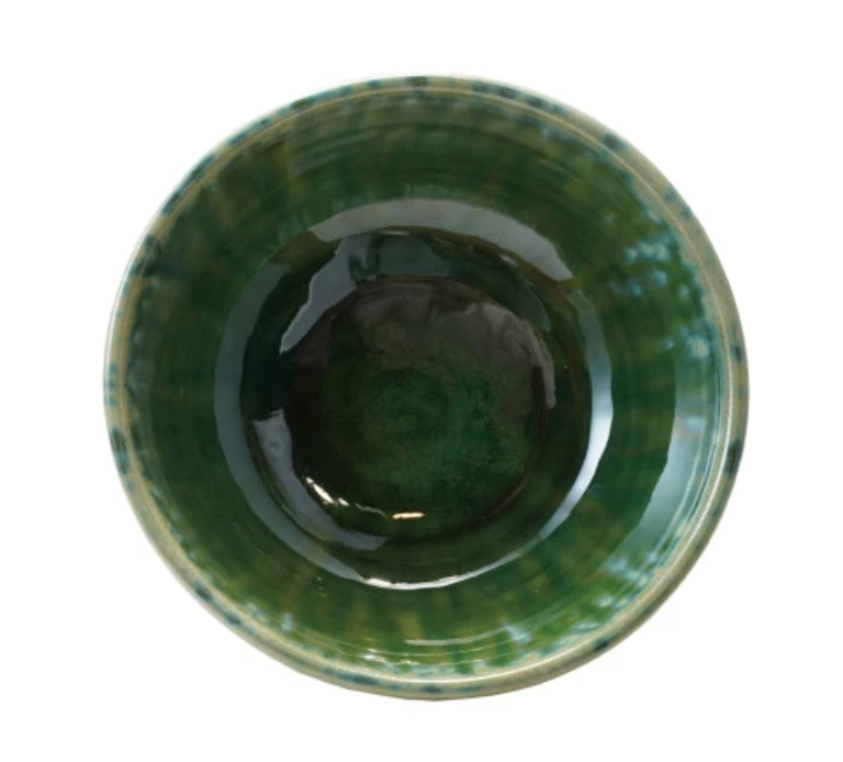 Lynda Crackle Glaze Stoneware Bowl