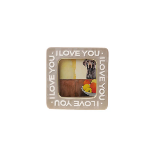 3.5" Square I Love You Photo Frame